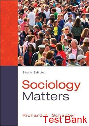 Sociology Matters 6th Edition eBook: Exploring Social Issues and Contemporary Debates - A Comprehensive Guide for Sociology Students and Enthusiasts.